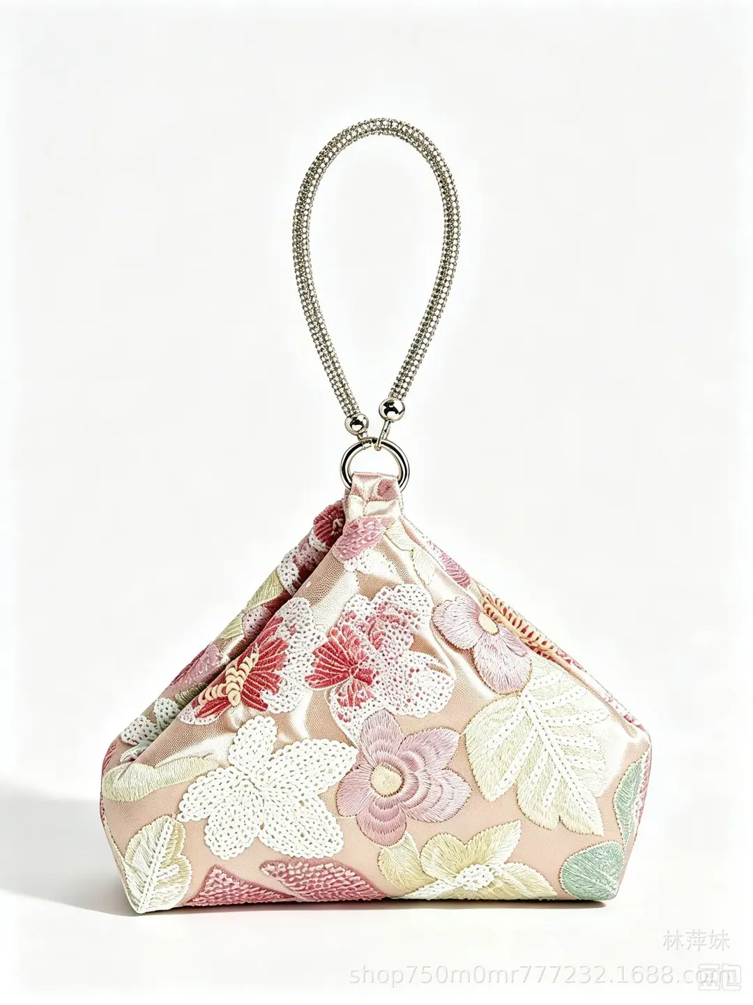 New Chinese-style embroidered bridesmaid bag, evening bag, chain handbag