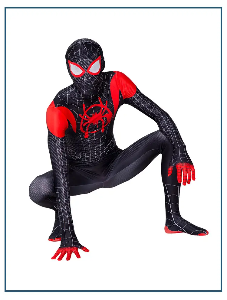 Miles Spider-Man cosplay costume, Across the Universe hooded jacket set, children's and adult Halloween performance costume — feature 13