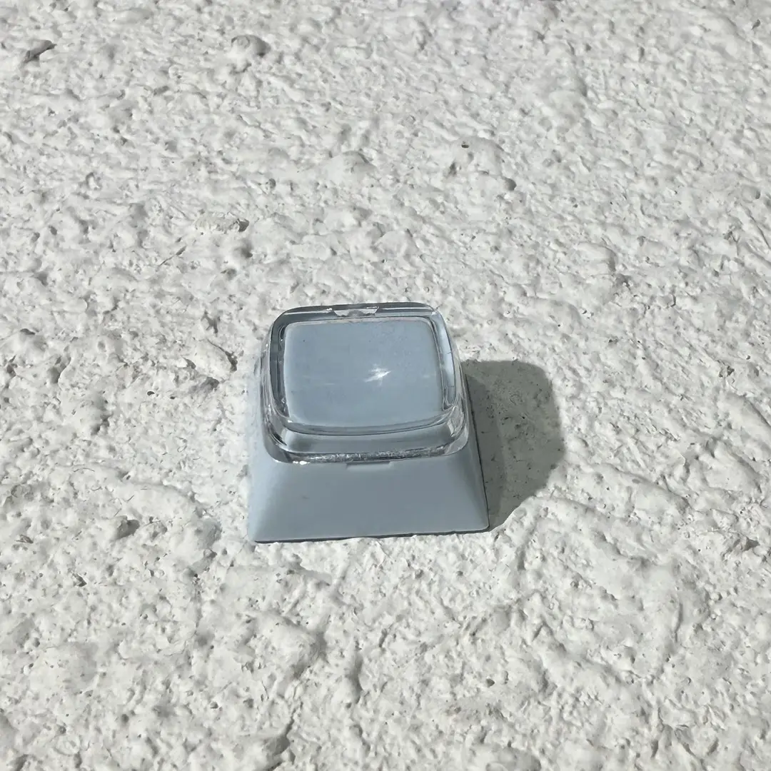 High-profile border accessories suitable for keyboard switches, multi-color simple cross-key customization keycaps, mechanical transparent