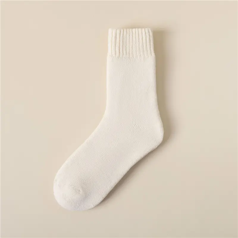 Zhuji Sleep Warm Winter Maternity Socks, Versatile Thick Long Socks for Women, Winter Thickened Fleece-Lined Cold-Resistant Mid-Calf Socks