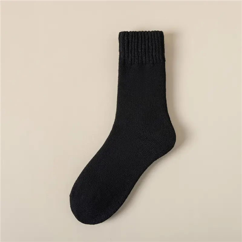 Zhuji Sleep Warm Winter Maternity Socks, Versatile Thick Long Socks for Women, Winter Thickened Fleece-Lined Cold-Resistant Mid-Calf Socks