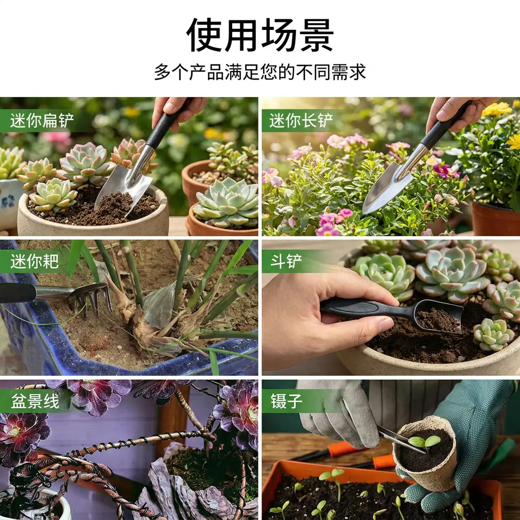 20-Piece Gardening Bonsai Tool Set Stainless Steel Pruning Loosening Soil Shaping Kit Garden Tools