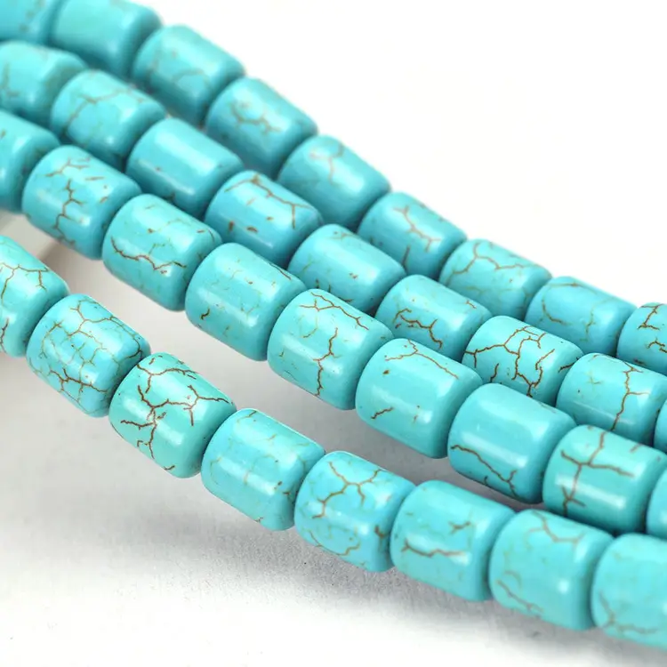 Blue Turquoise Loose Beads Jewelry Accessories DIY