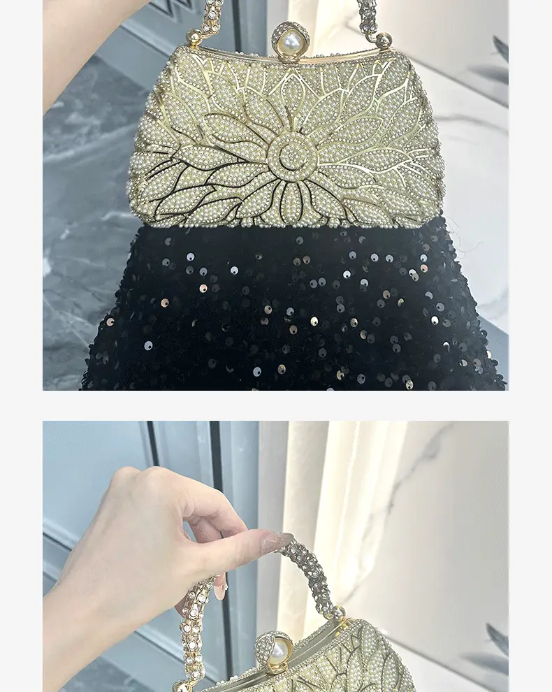 2026 Cross-Border Diamond-Embellished Party Clutch Bag, New Evening Bag, European and American Women's Handbag, Formal Evening Bag, Women's Bag — feature 4