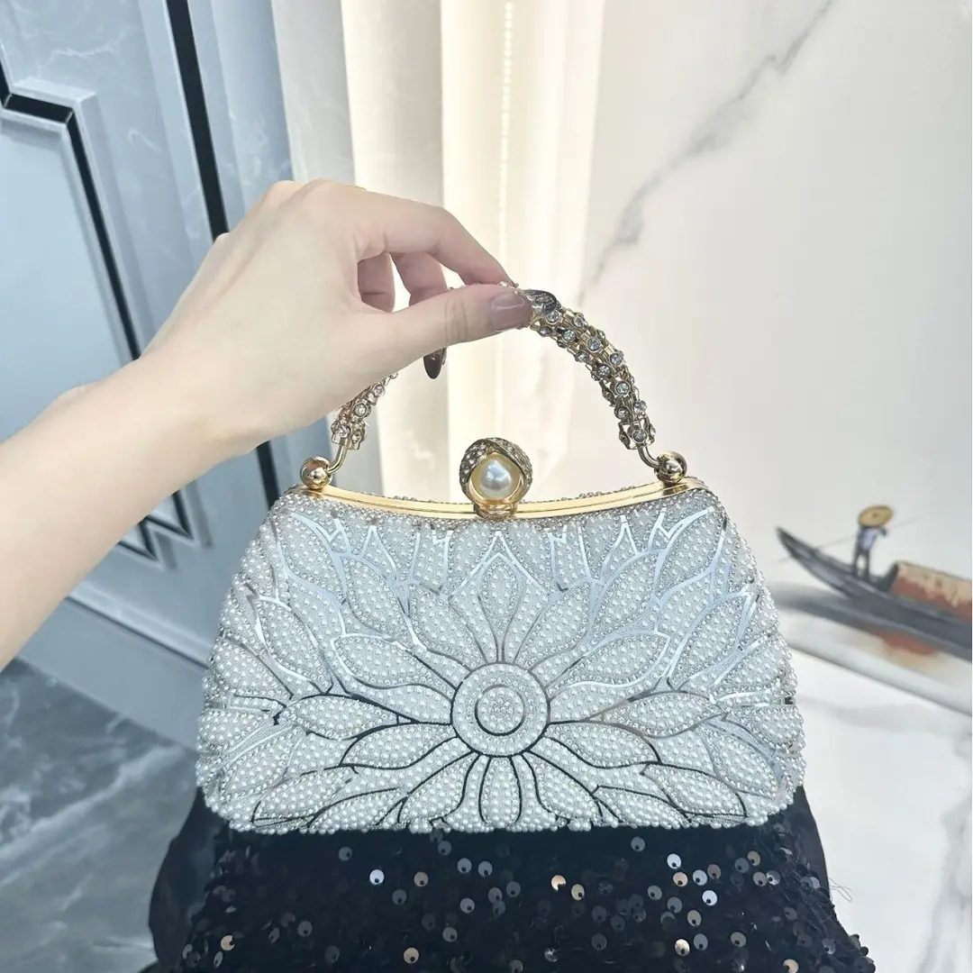 2026 Cross-Border Diamond-Embellished Party Clutch Bag, New Evening Bag, European and American Women's Handbag, Formal Evening Bag, Women's Bag