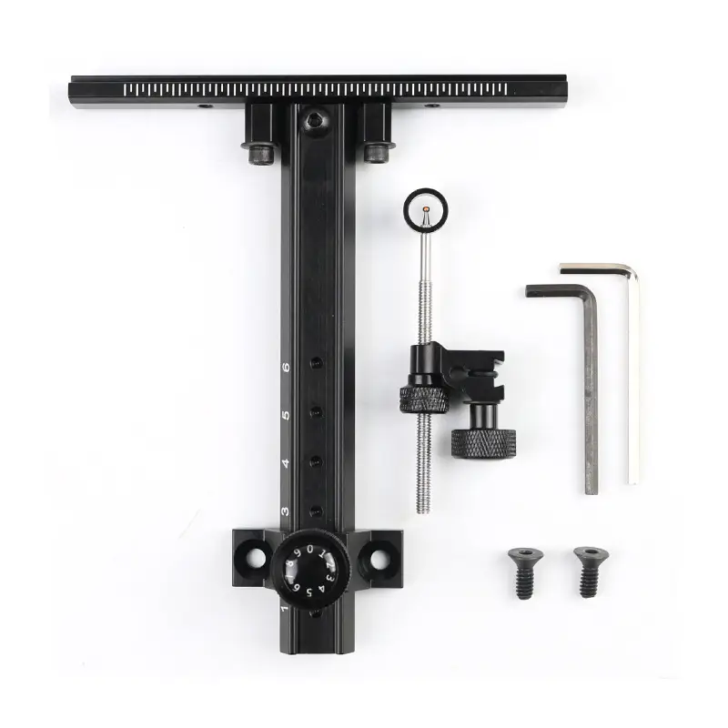 Recurve sight, bow and arrow archery equipment, T-shaped sight for shooting range, competition sight, 6inch metal T-shaped sight
