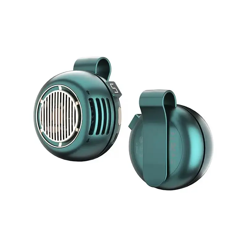 Clip-on USB mini fan, wearable around the neck, portable, ultra-quiet, strong airflow, suitable for student dormitories, light luxury and portable