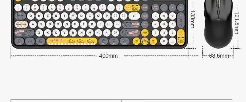 K2Pro Wired USB Keyboard for Laptop, Home Office, Desktop, Cute for Girls, Silent Typing, Factory — feature 35