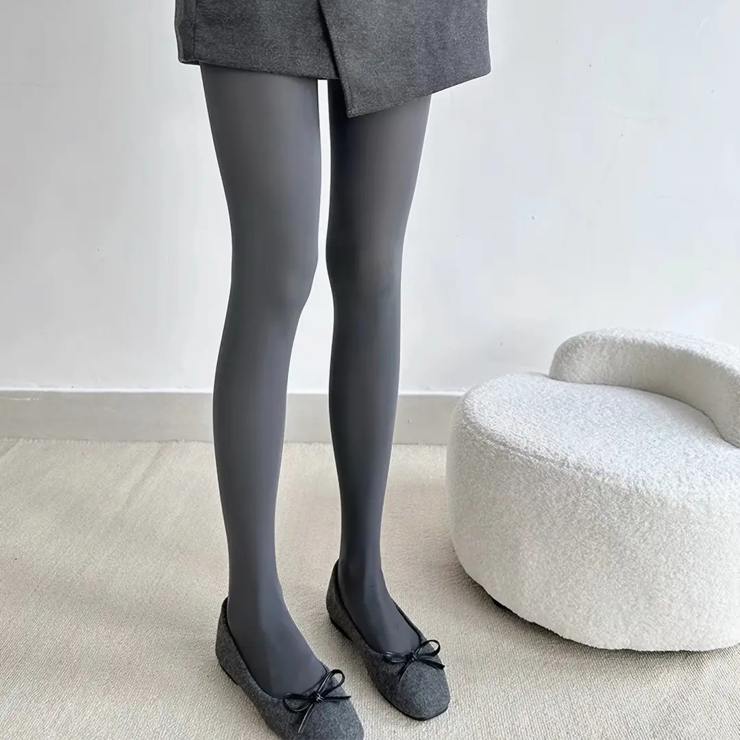 80d velvet pantyhose for women, Lolita JK style, thick white, pure and desirable, anti-snag, elegant stockings, spring and autumn thin leggings
