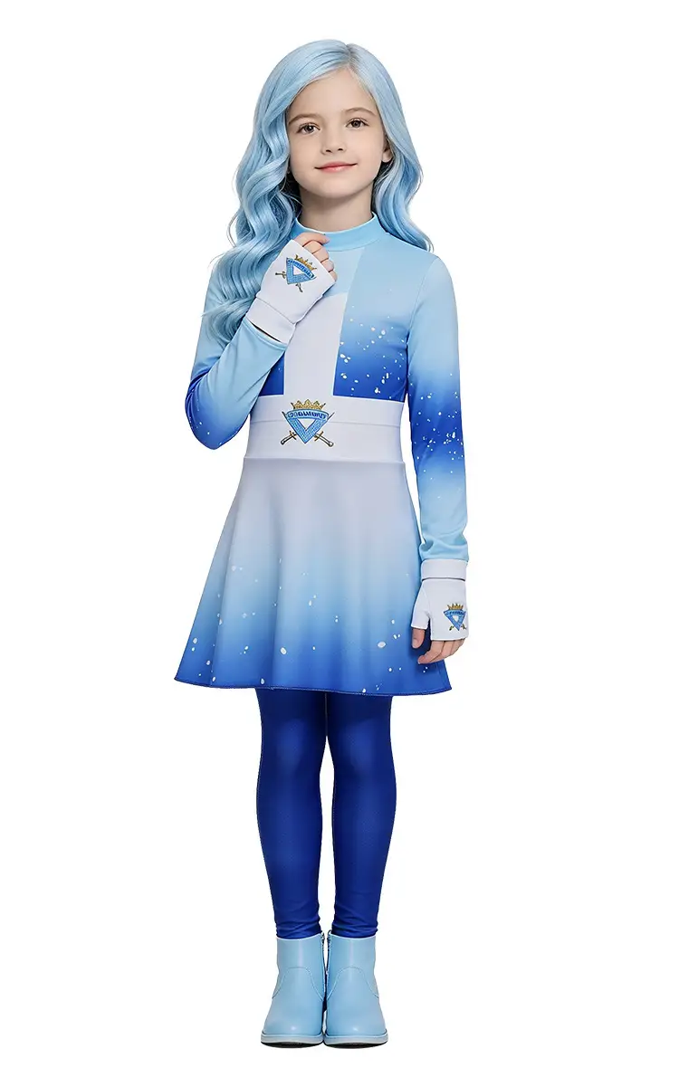 Halloween Descendants Evil Wonderland Chloe cosplay dress Cinderella daughter stage costume — feature 10