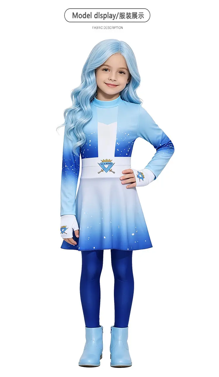 Amazon Descendants 5 Dark Wonderland Chloe Cosplay Costume Cinderella's Daughter Halloween Stage Performance Costume — feature 9