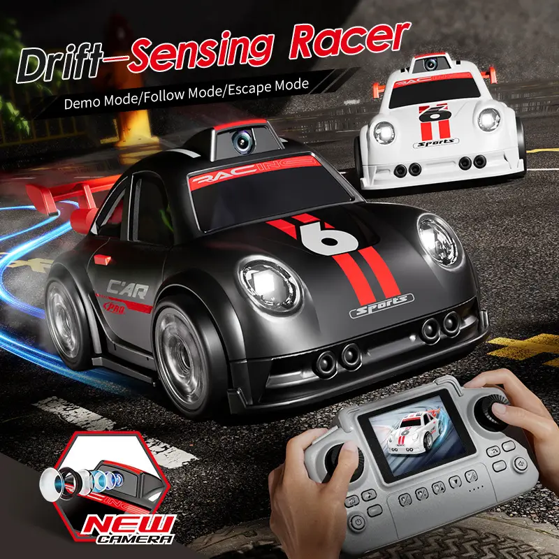 Cross-border C6 electric drift remote control car toy with camera, high-definition smart mini sensor four-wheel drive for children
