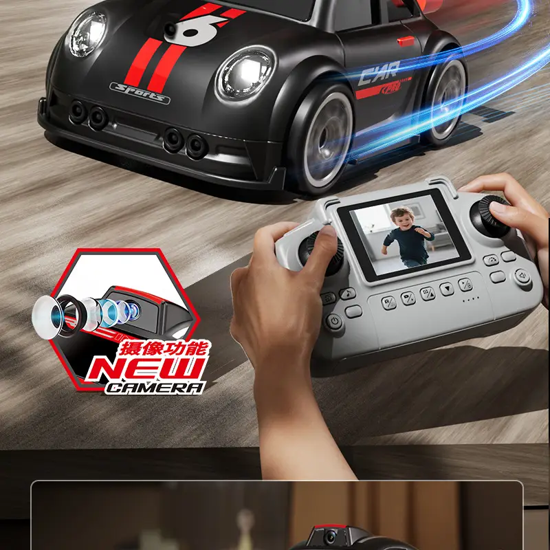 Cross-border C6 electric drift remote control car toy with camera, high-definition smart mini sensor four-wheel drive for children — feature 2