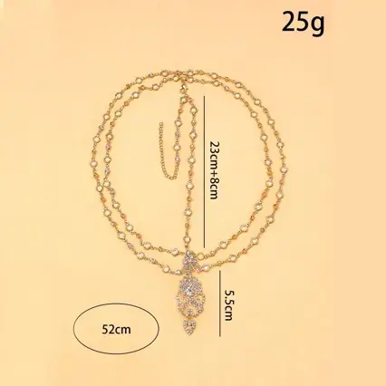 Cross-border best-selling water drop pendant head chain, bohemian style, elegant and fashionable rhinestone forehead chain hair accessory for women