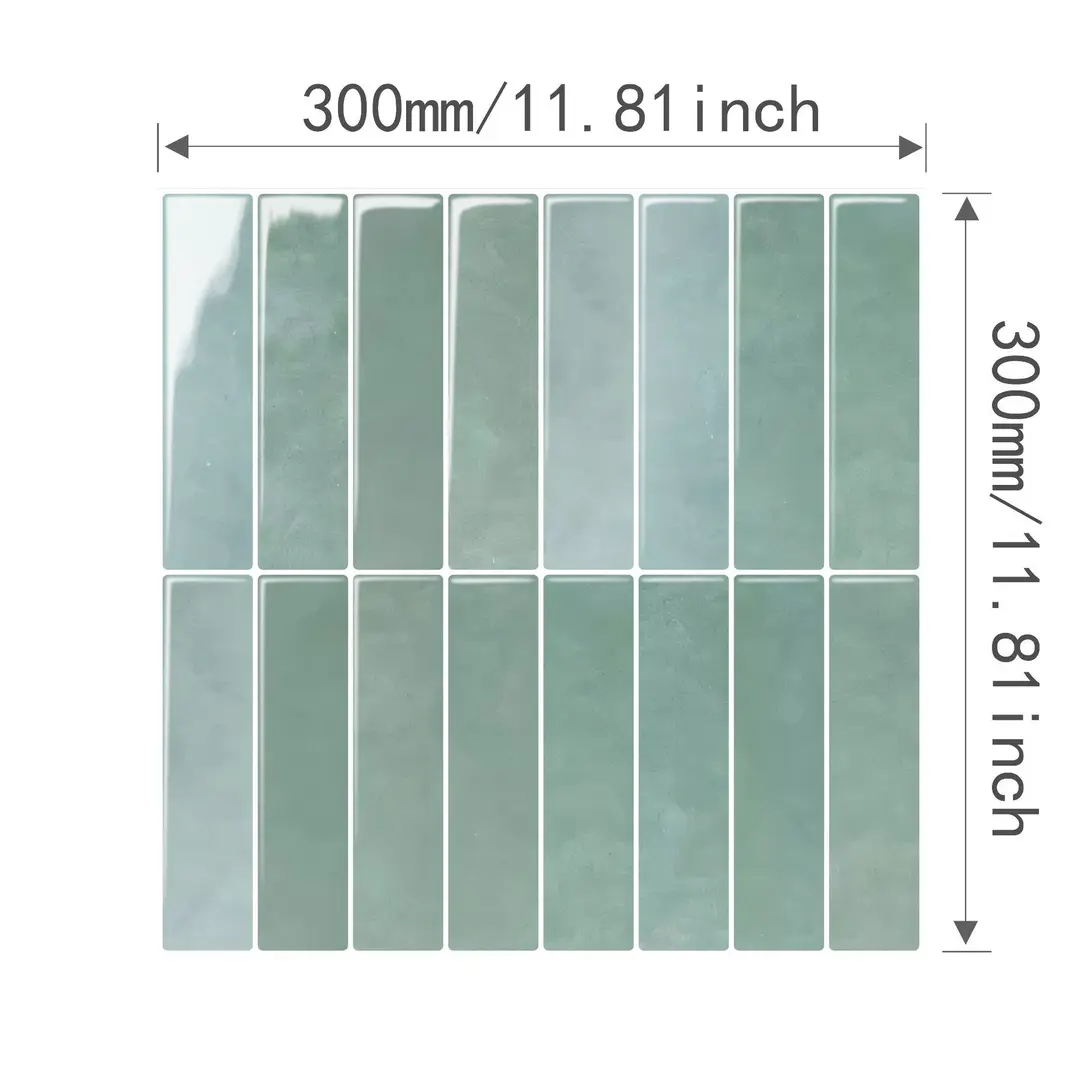 Wholesale custom-made kitchen and bathroom 3D ceramic tile stickers, waterproof and high-temperature resistant adhesive wall stickers, DIY imitation ceramic tile wall stickers