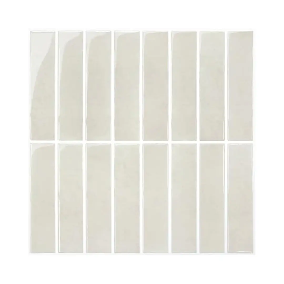 Wholesale custom-made kitchen and bathroom 3D ceramic tile stickers, waterproof and high-temperature resistant adhesive wall stickers, DIY imitation ceramic tile wall stickers