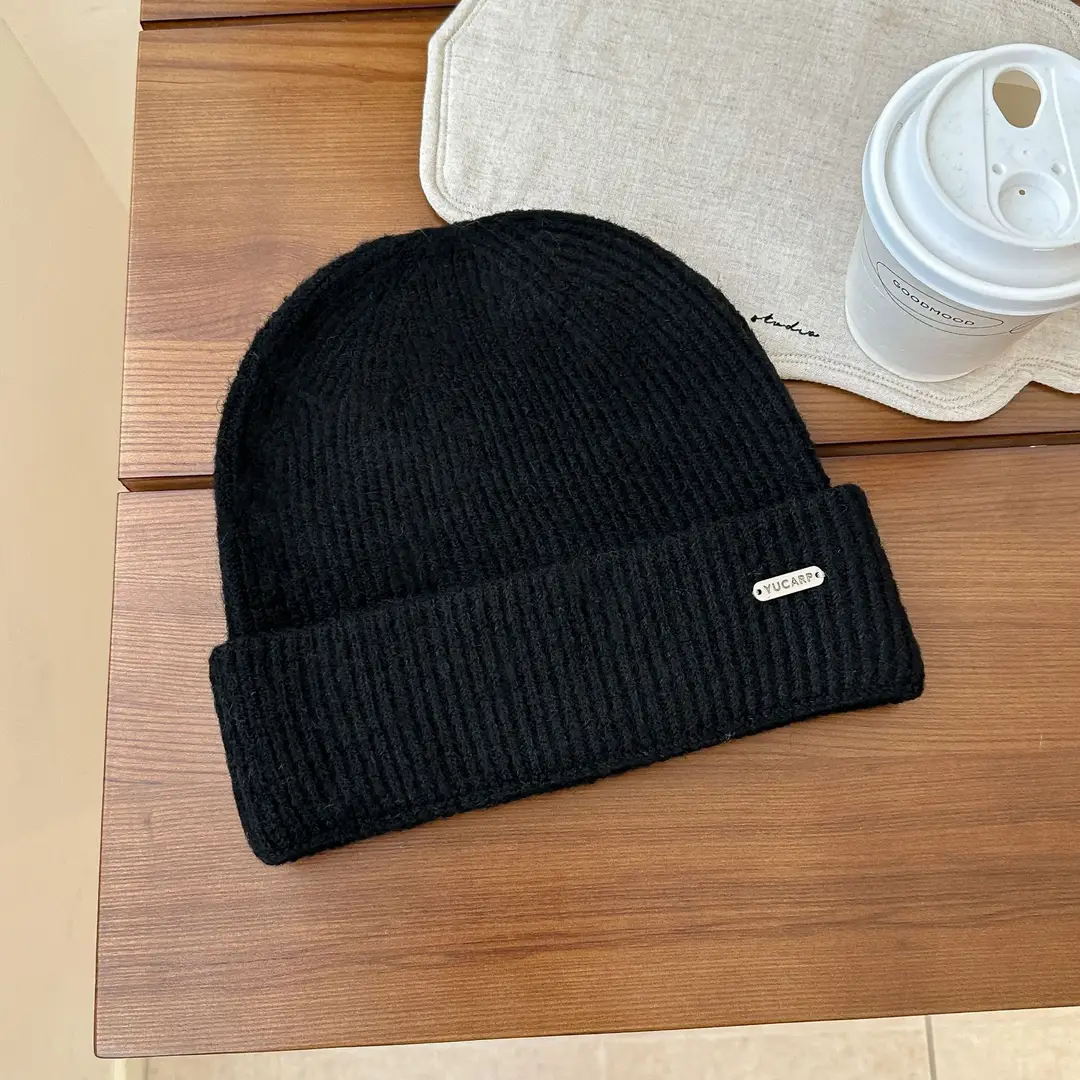 2026 New Wool Blend Knitted Hat, Scarf, and Gloves Three-Piece Set for Men and Women, Winter Warmth and Cold Protection, Touchscreen Compatible