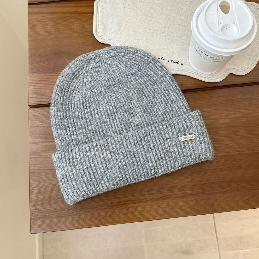 2026 New Wool Blend Knitted Hat, Scarf, and Gloves Three-Piece Set for Men and Women, Winter Warmth and Cold Protection, Touchscreen Compatible