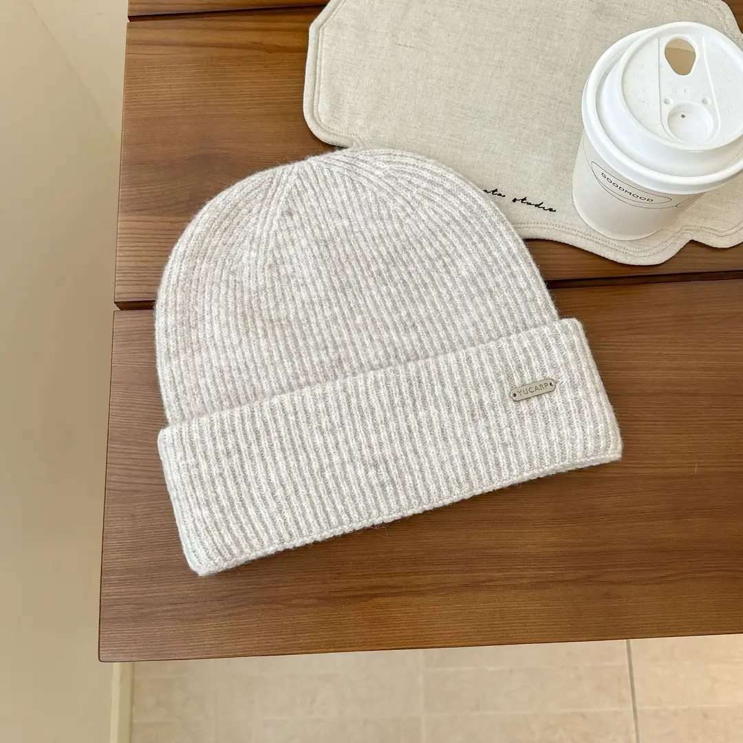 2026 New Wool Blend Knitted Hat, Scarf, and Gloves Three-Piece Set for Men and Women, Winter Warmth and Cold Protection, Touchscreen Compatible