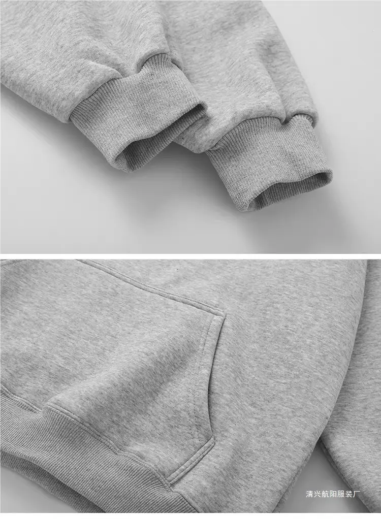 New autumn and winter design for plus-size girls, unique hooded sweatshirt for women, fleece-lined, thickened, large size, loose fit, versatile top for women — feature 9