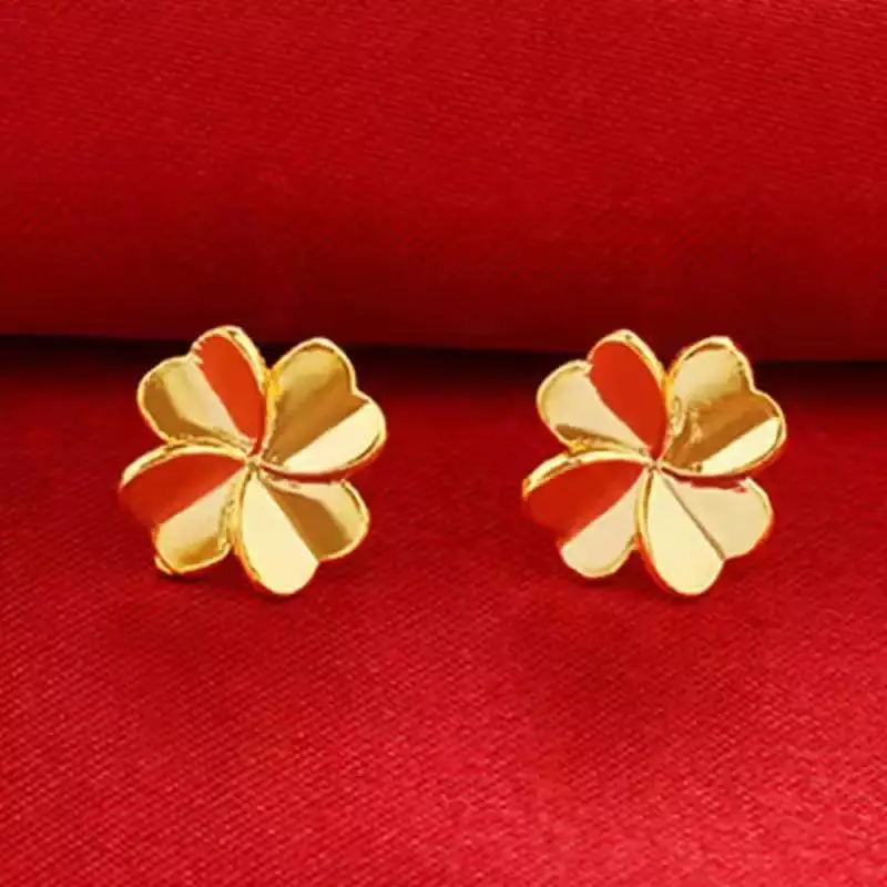 Vietnamese gold-plated trendy earring collection for women, new tassel stud earrings and drop earrings, fashion series, slow fading
