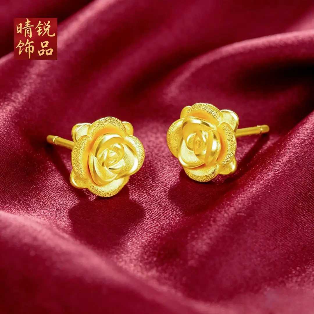 Vietnamese gold-plated trendy earring collection for women, new tassel stud earrings and drop earrings, fashion series, slow fading