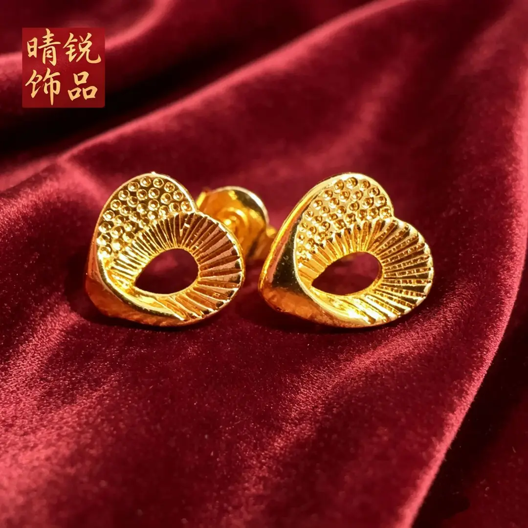 Vietnamese gold-plated trendy earring collection for women, new tassel stud earrings and drop earrings, fashion series, slow fading
