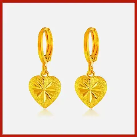Vietnamese gold-plated trendy earring collection for women, new tassel stud earrings and drop earrings, fashion series, slow fading