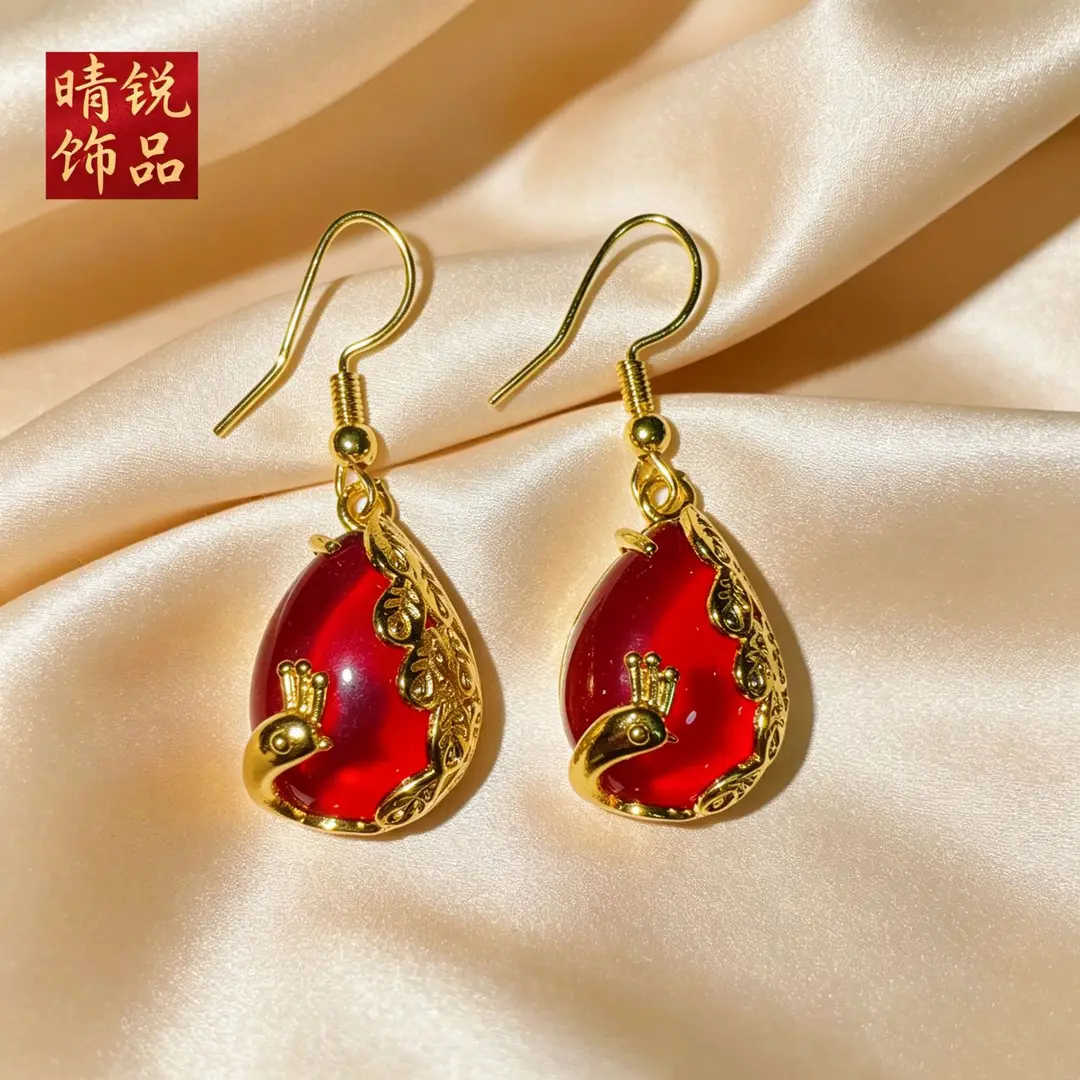 Vietnamese gold-plated trendy earring collection for women, new tassel stud earrings and drop earrings, fashion series, slow fading