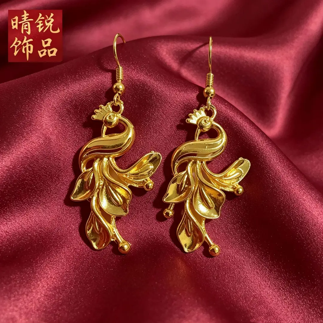 Vietnamese gold-plated trendy earring collection for women, new tassel stud earrings and drop earrings, fashion series, slow fading