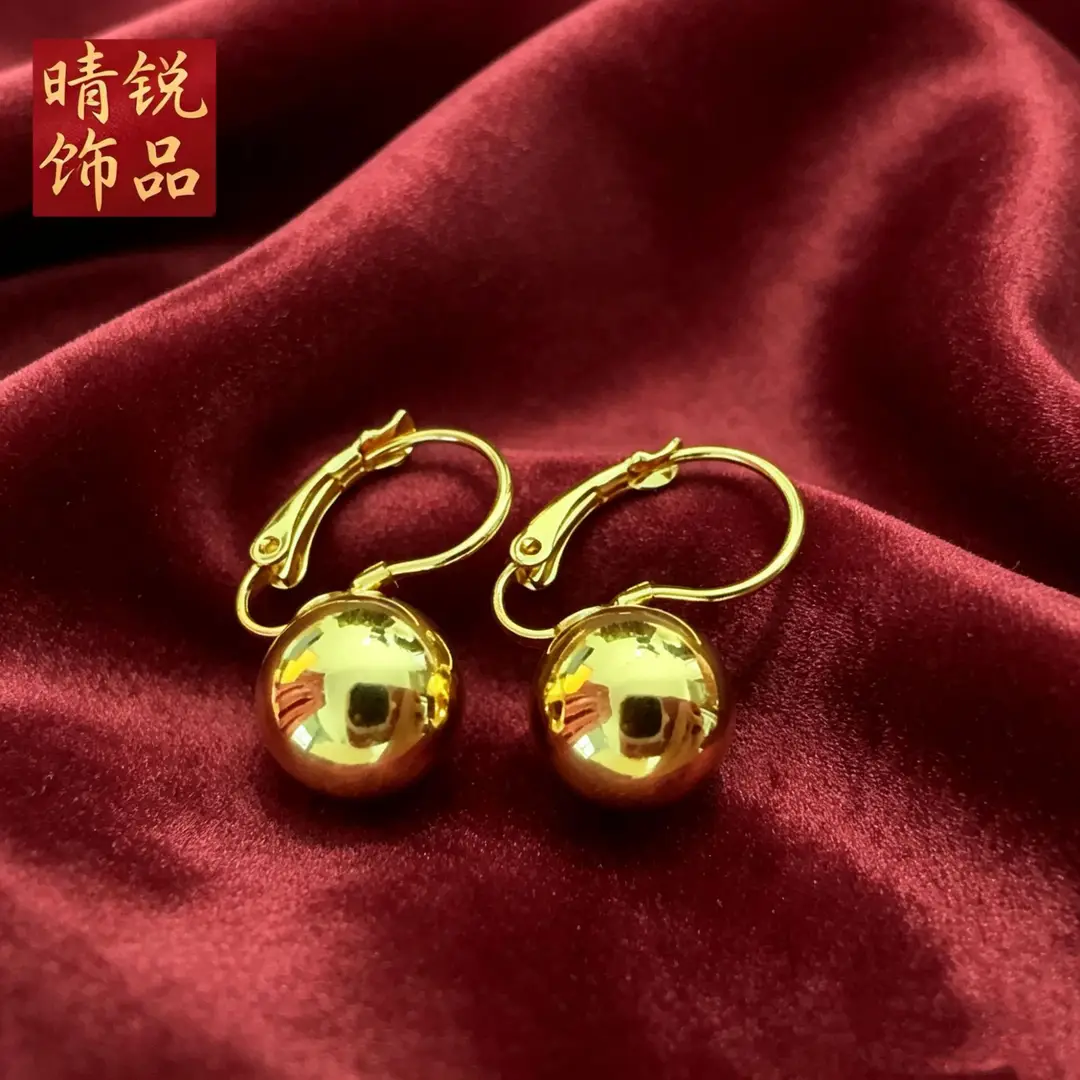 Vietnamese gold-plated trendy earring collection for women, new tassel stud earrings and drop earrings, fashion series, slow fading