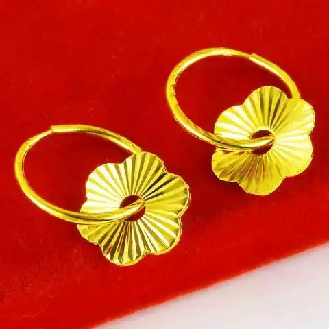Vietnamese gold-plated trendy earring collection for women, new tassel stud earrings and drop earrings, fashion series, slow fading