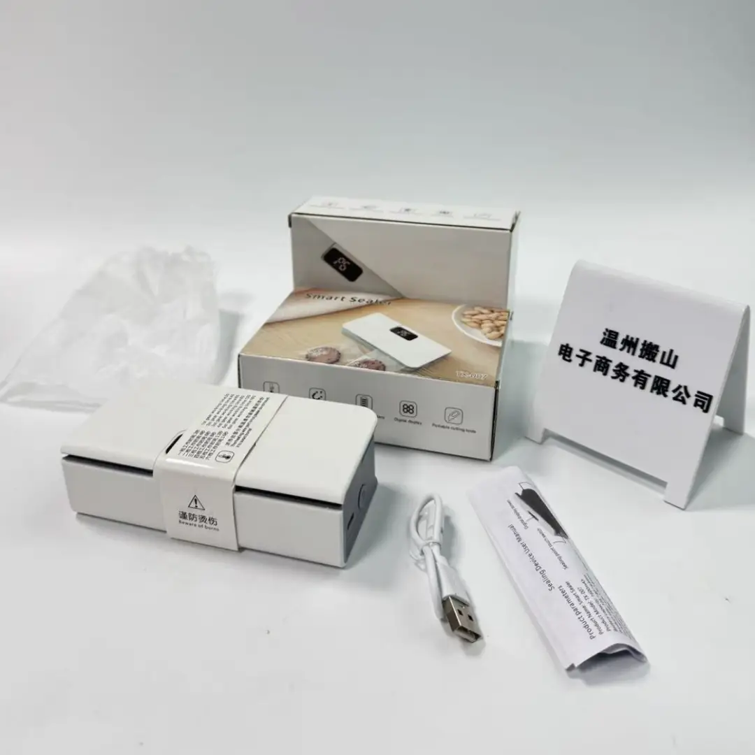 New mini sealing machine, small household heating plastic sealer, automatic sealing for biscuit preservation, multi-level adjustable for home use - Image 5