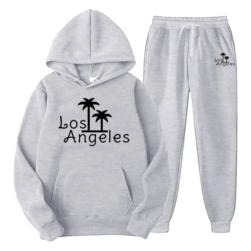 Amazon men's clothing set, cross-border export, pullover sweatshirt, sportswear set, fashionable fleece, men's hooded sweatshirt