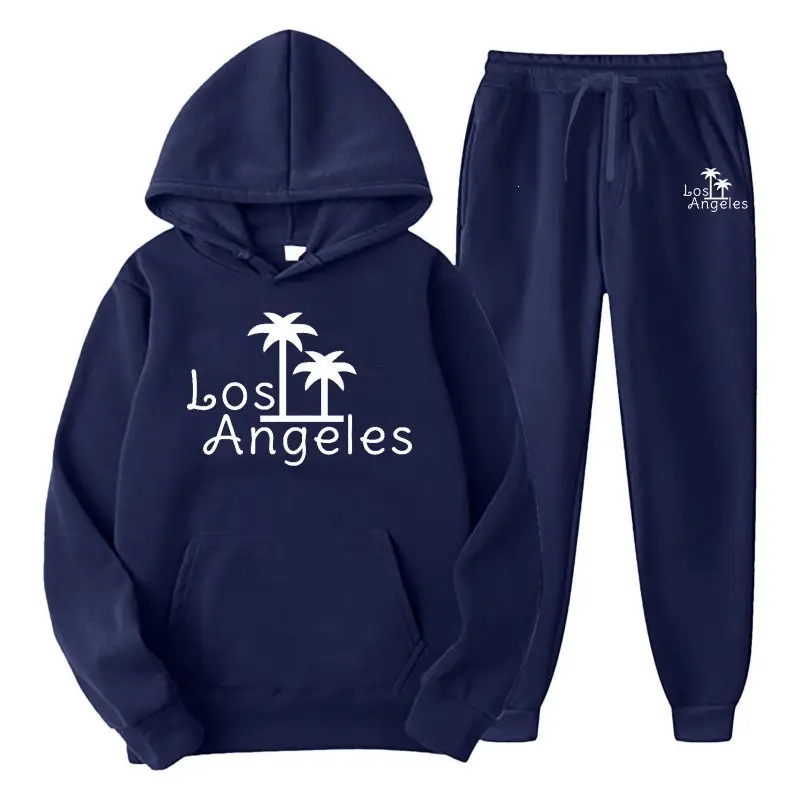 Amazon men's clothing set, cross-border export, pullover sweatshirt, sportswear set, fashionable fleece, men's hooded sweatshirt