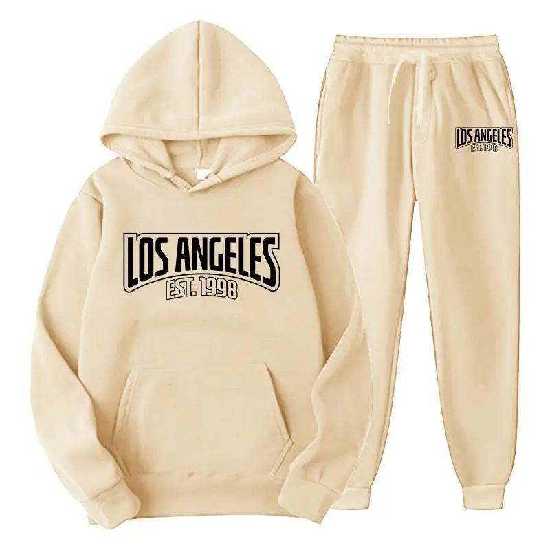 Amazon men's clothing set, cross-border export, pullover sweatshirt, sportswear set, fashionable fleece, men's hooded sweatshirt