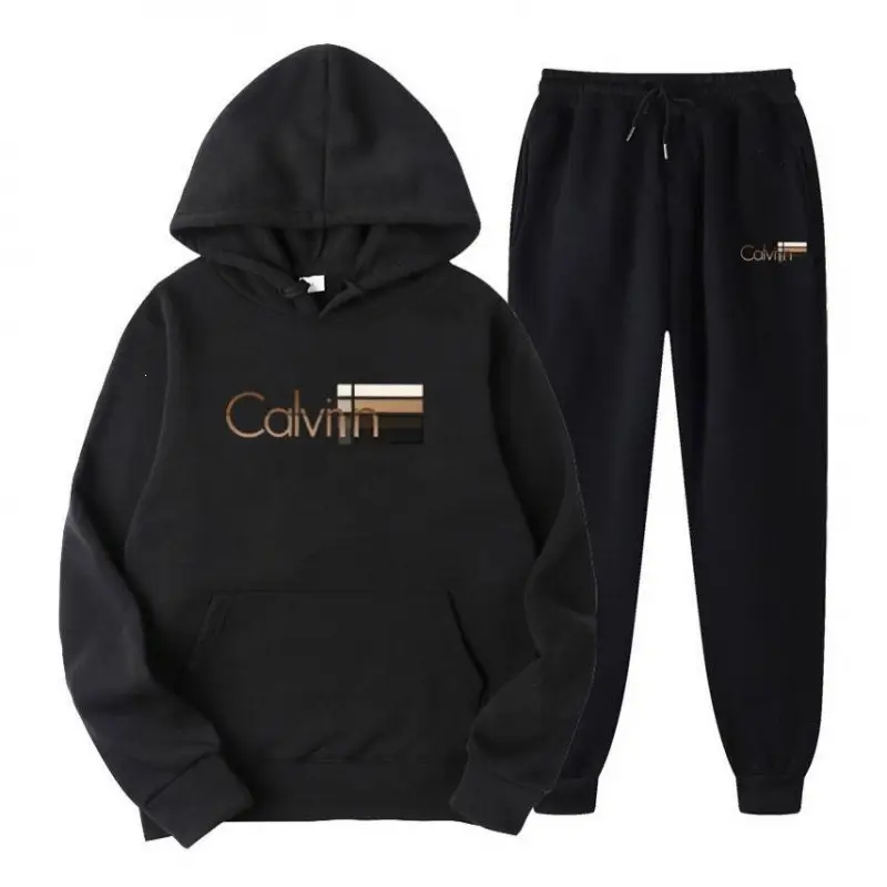 Amazon men's clothing set, cross-border export, pullover sweatshirt, sportswear set, fashionable fleece, men's hooded sweatshirt