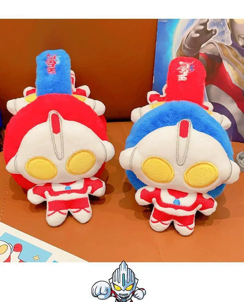 Baby earmuffs, children's ear protectors, suitable for elementary school students, warm and windproof for autumn and winter, cute cartoon design, Ultraman earmuffs — feature 9