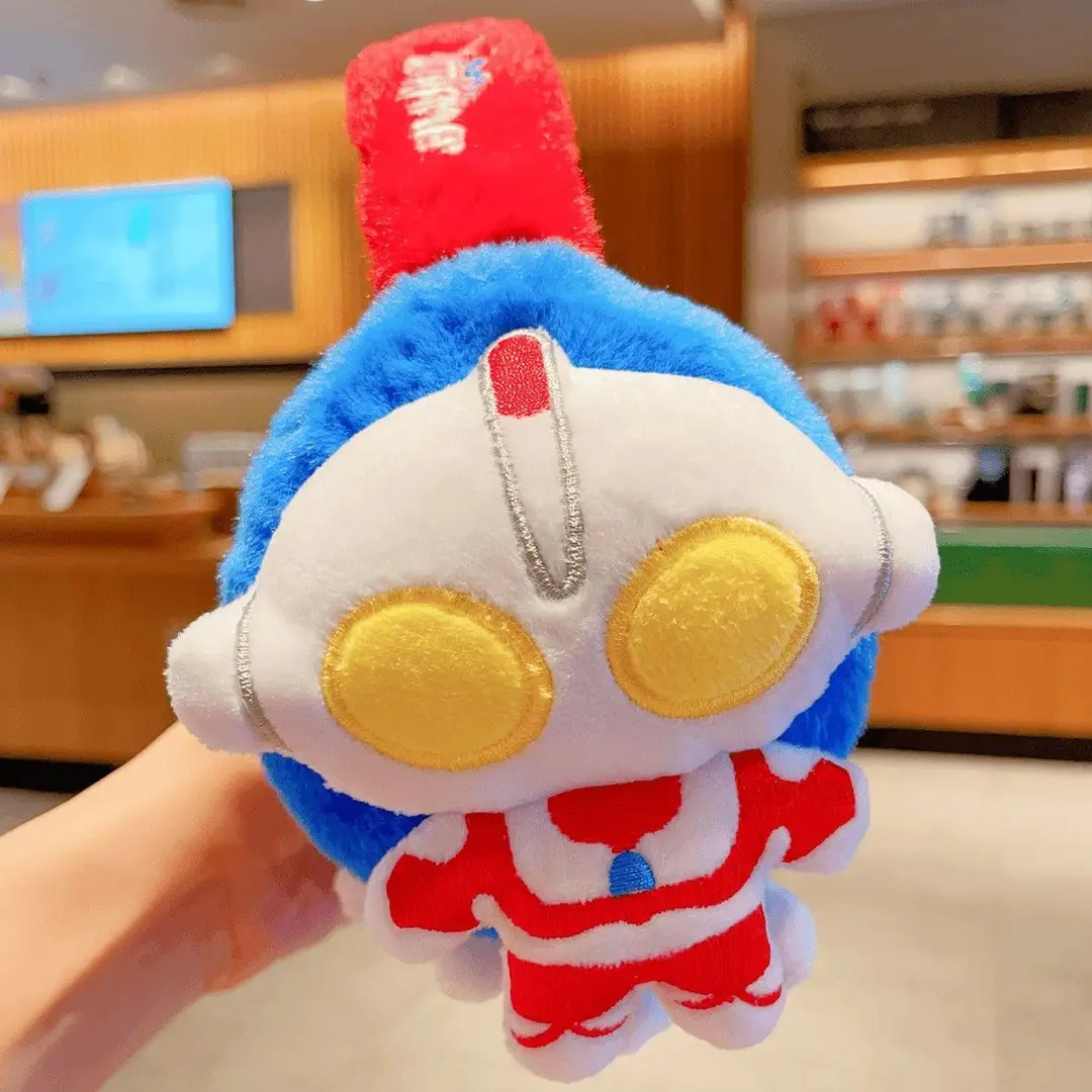 Baby earmuffs, children's ear protectors, suitable for elementary school students, warm and windproof for autumn and winter, cute cartoon design, Ultraman earmuffs