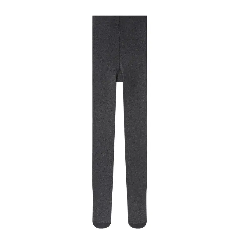 Autumn and winter collection: fleece-lined, thickened, gray striped leggings for women, thin and lightly compressive, slimming effect, upgraded new style