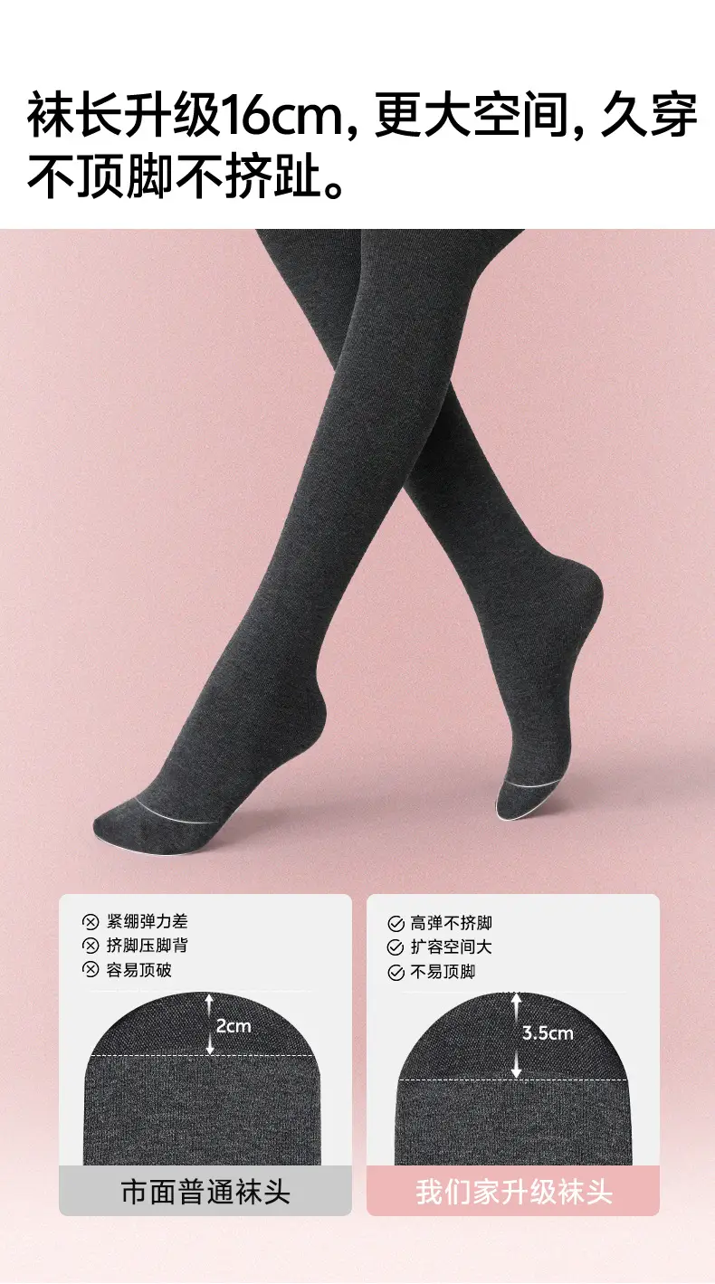 Autumn and winter collection: fleece-lined, thickened, gray striped leggings for women, thin and lightly compressive, slimming effect, upgraded new style — feature 12