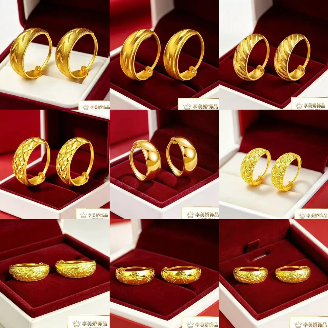 Collection of Vietnamese gold-plated earrings, popular and long-lasting, luxury earrings and accessories for all ages, wholesale via live streaming