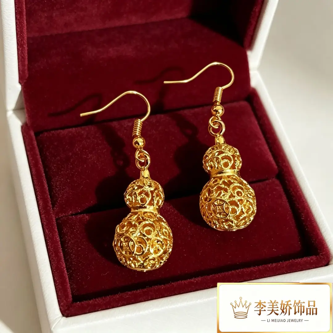 Collection of Vietnamese gold-plated earrings, popular and long-lasting, luxury earrings and accessories for all ages, wholesale via live streaming