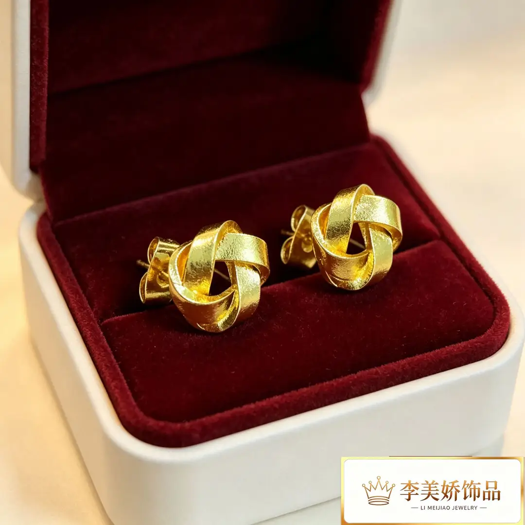 Collection of Vietnamese gold-plated earrings, popular and long-lasting, luxury earrings and accessories for all ages, wholesale via live streaming