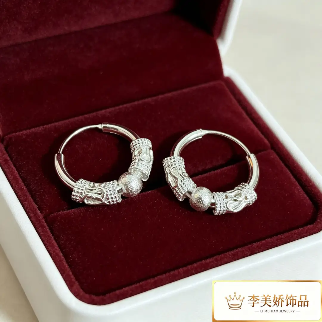 Collection of Vietnamese gold-plated earrings, popular and long-lasting, luxury earrings and accessories for all ages, wholesale via live streaming
