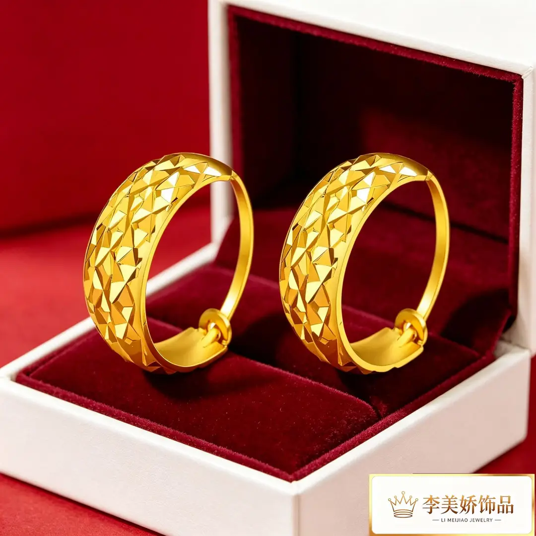 Collection of Vietnamese gold-plated earrings, popular and long-lasting, luxury earrings and accessories for all ages, wholesale via live streaming