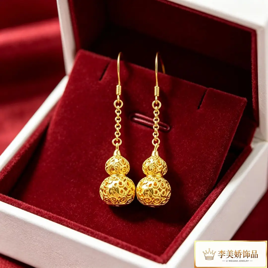 Collection of Vietnamese gold-plated earrings, popular and long-lasting, luxury earrings and accessories for all ages, wholesale via live streaming