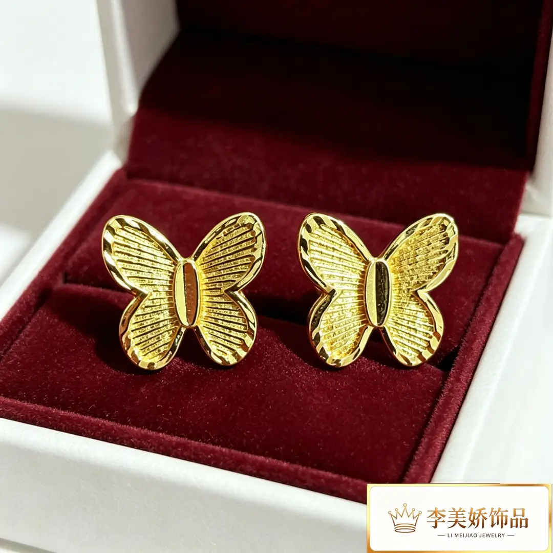 Collection of Vietnamese gold-plated earrings, popular and long-lasting, luxury earrings and accessories for all ages, wholesale via live streaming