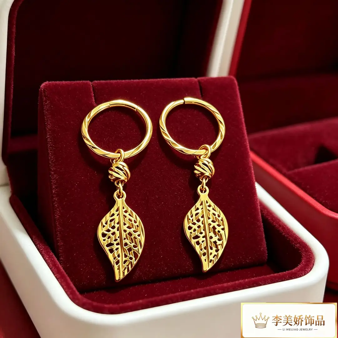Collection of Vietnamese gold-plated earrings, popular and long-lasting, luxury earrings and accessories for all ages, wholesale via live streaming