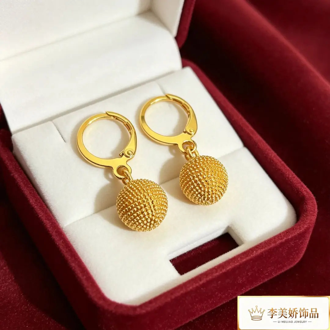 Collection of Vietnamese gold-plated earrings, popular and long-lasting, luxury earrings and accessories for all ages, wholesale via live streaming